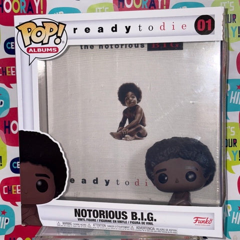 Ready to Die - Notorious B.I.G.  Funko Pop ALBUM Rocks 01 Vinyl Figure