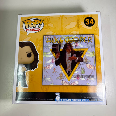 Welcome to My Nightmare - Alice Cooper Funko Pop ALBUM Rocks 34 Vinyl Figure