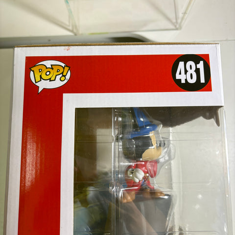 BOX DAMAGE VIEW PHOTOS Sorcerer Mickey - Disney Funko Pop 481 Vinyl Figure (17.5 Cm L  x 17.5 Cm W x 26.1 Cm H)
