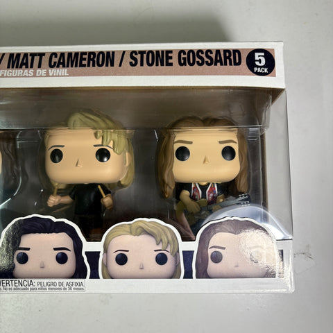 Eddie Vedder, Mike McCready, Stone Gossard , and Jeff Ament, Matt Cameron Peark Jam Funko Pop 5-Pack Rocks Vinyl Figures