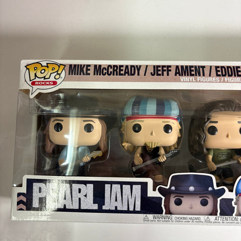 Eddie Vedder, Mike McCready, Stone Gossard , and Jeff Ament, Matt Cameron Peark Jam Funko Pop 5-Pack Rocks Vinyl Figures