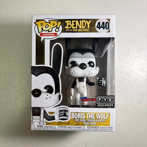 BOX FLAWS VIEW PHOTOS Boris the Wolf - Bendy and The Ink Machine Funko Pop 440 Vinyl Figure (11.4 Cm L × 8.9 Cm W × 15.9 Cm H)