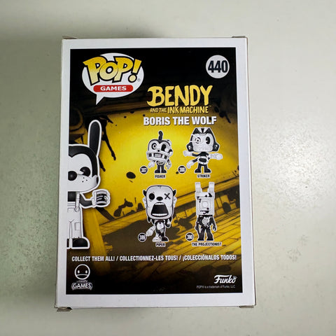 BOX FLAWS VIEW PHOTOS Boris the Wolf - Bendy and The Ink Machine Funko Pop 440 Vinyl Figure (11.4 Cm L × 8.9 Cm W × 15.9 Cm H)