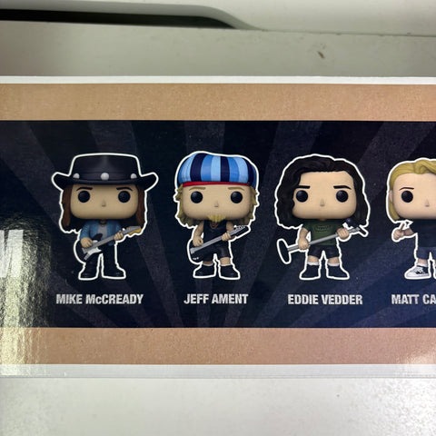 Eddie Vedder, Mike McCready, Stone Gossard , and Jeff Ament, Matt Cameron Peark Jam Funko Pop 5-Pack Rocks Vinyl Figures