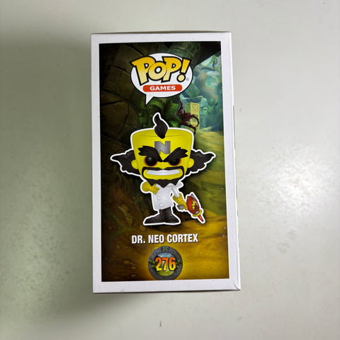 BOX DAMAGE VIEW PHOTOS Dr. Neo Cortex - Crash Bandicoot Funko Pop 276 Vinyl Figure (11.4 Cm L × 8.9 Cm W × 15.9 Cm H)