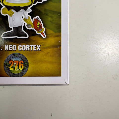 BOX DAMAGE VIEW PHOTOS Dr. Neo Cortex - Crash Bandicoot Funko Pop 276 Vinyl Figure (11.4 Cm L × 8.9 Cm W × 15.9 Cm H)