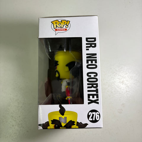 BOX DAMAGE VIEW PHOTOS Dr. Neo Cortex - Crash Bandicoot Funko Pop 276 Vinyl Figure (11.4 Cm L × 8.9 Cm W × 15.9 Cm H)