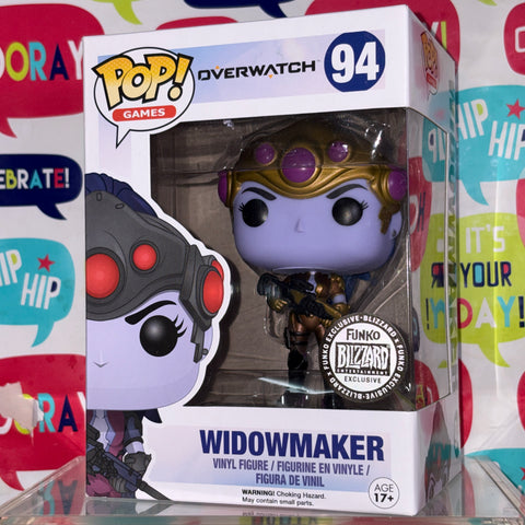 BOX FLAWS VIEW PHOTOS Widowmaker - Overwatch Funko Pop 94 Vinyl Figure (11.4 Cm L × 8.9 Cm W × 15.9 Cm H)