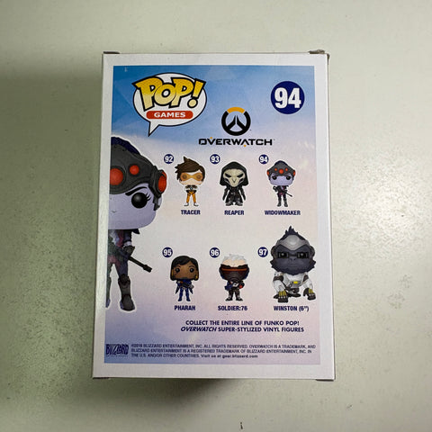BOX FLAWS VIEW PHOTOS Widowmaker - Overwatch Funko Pop 94 Vinyl Figure (11.4 Cm L × 8.9 Cm W × 15.9 Cm H)
