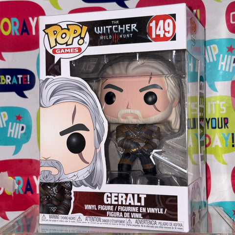 Geralt - The Witcher Funko Pop 149 Vinyl Figure (11.4 Cm L × 8.9 Cm W × 15.9 Cm H)