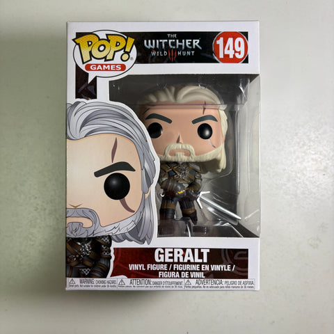 Geralt - The Witcher Funko Pop 149 Vinyl Figure (11.4 Cm L × 8.9 Cm W × 15.9 Cm H)