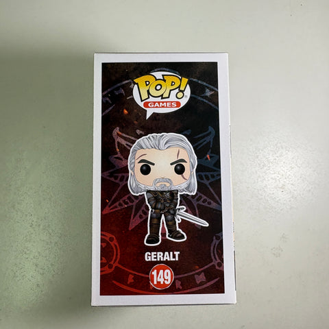 Geralt - The Witcher Funko Pop 149 Vinyl Figure (11.4 Cm L × 8.9 Cm W × 15.9 Cm H)
