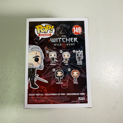 Geralt - The Witcher Funko Pop 149 Vinyl Figure (11.4 Cm L × 8.9 Cm W × 15.9 Cm H)