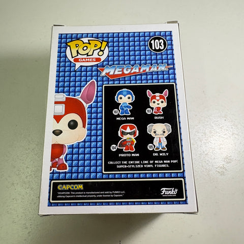 Rush - Mega Man Funko Pop 103 Vinyl Figure (11.4 Cm L × 8.9 Cm W × 15.9 Cm H)