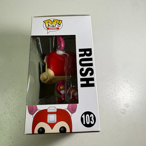 Rush - Mega Man Funko Pop 103 Vinyl Figure (11.4 Cm L × 8.9 Cm W × 15.9 Cm H)