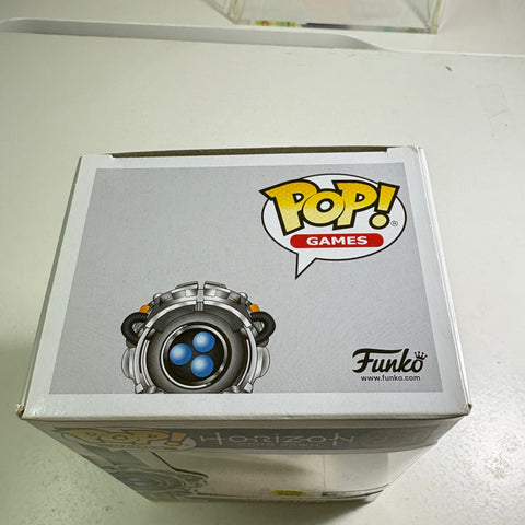 BOX FLAWS VIEW PHOTOS Watcher GLOW - Horizon Zero Dawn Funko Pop 260 Vinyl Figure (11.4 Cm L × 8.9 Cm W × 15.9 Cm H)