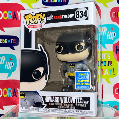 The Big Bang Theory - Howard Wolowitz as Batman Funko Pop 834 Summer Convention 2019 Exclusive