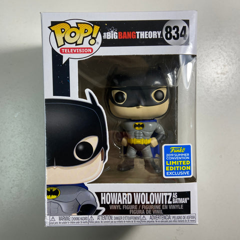 The Big Bang Theory - Howard Wolowitz as Batman Funko Pop 834 Summer Convention 2019 Exclusive