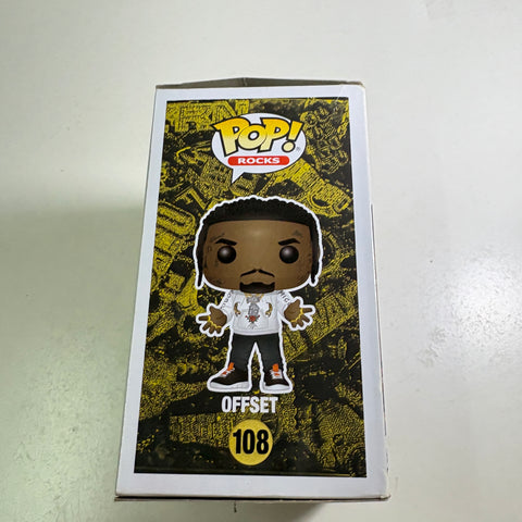 SEVERE BOX DAMAGE VIEW PHOTOS Offset - Migos Funko Pop 108 Vinyl Figure (11.4 Cm L × 8.9 Cm W × 15.9 Cm H)