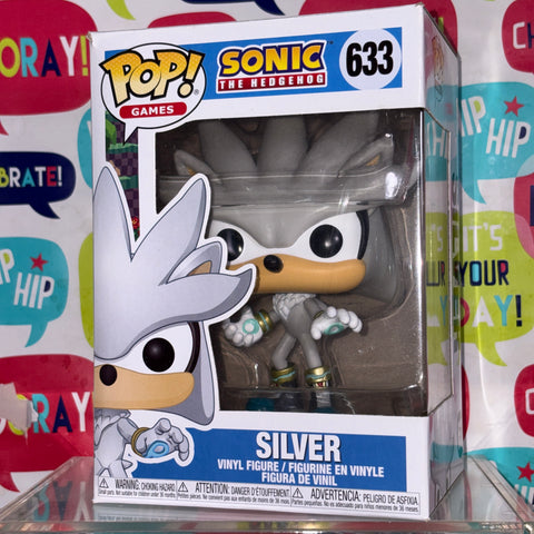 BOX FLAWS VIEW PHOTOS Silver - Sonic The Hedgehog Funko Pop 633 Vinyl Figure (11.4 Cm L × 8.9 Cm W × 15.9 Cm H)