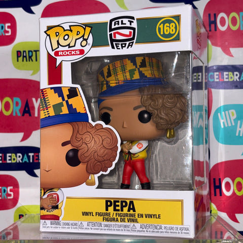 BOX FLAWS VIEW PHOTOS Pepa - Salt N Pepa Funko Pop 168 Vinyl Figure (11.4 Cm L × 8.9 Cm W × 15.9 Cm H)