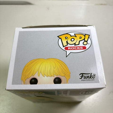 BOX FLAWS VIEW PHOTOS BTS - Jin Funko Pop Rocks 104 Vinyl Figure Collectible