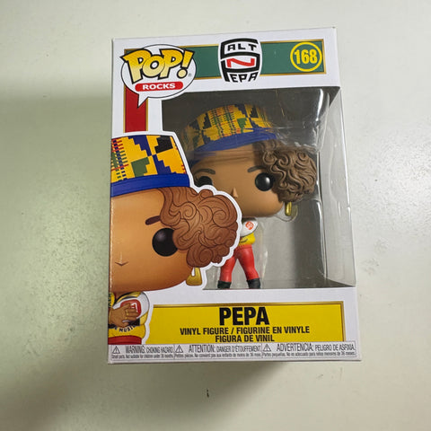 BOX FLAWS VIEW PHOTOS Pepa - Salt N Pepa Funko Pop 168 Vinyl Figure (11.4 Cm L × 8.9 Cm W × 15.9 Cm H)