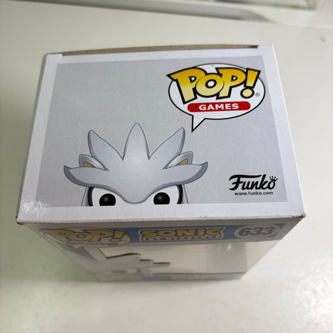 BOX FLAWS VIEW PHOTOS Silver - Sonic The Hedgehog Funko Pop 633 Vinyl Figure (11.4 Cm L × 8.9 Cm W × 15.9 Cm H)