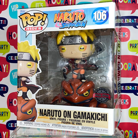 Naruto - Naruto on Gamakichi Funko Pop 106 Exclusive