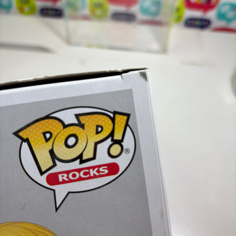 BOX FLAWS VIEW PHOTOS BTS - Jin Funko Pop Rocks 104 Vinyl Figure Collectible
