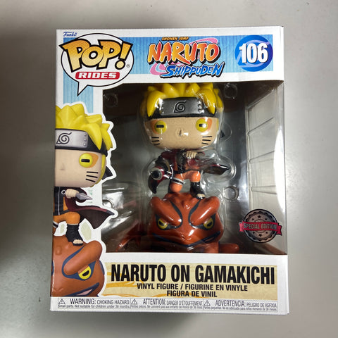 Naruto - Naruto on Gamakichi Funko Pop 106 Exclusive