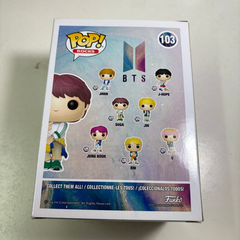 BOX FLAWS VIEW PHOTOS BTS - Suga Funko Pop Rocks 103 Vinyl Figure Collectible