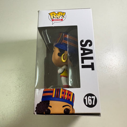 BOX FLAWS VIEW PHOTOS Salt - Salt N Pepa Funko Pop 167 Vinyl Figure (11.4 Cm L × 8.9 Cm W × 15.9 Cm H)