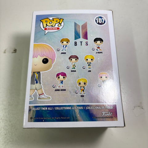 BOX FLAWS VIEW PHOTOS BTS - V Funko Pop Rocks 107 Vinyl Figure Collectible
