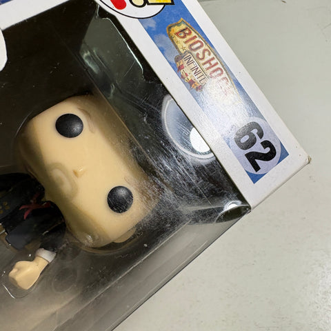 BOX FLAWS VIEW PHOTOS Booker Dewitt - Bioshock Funko Pop 62 Vinyl Figure (11.4 Cm L × 8.9 Cm W × 15.9 Cm H)