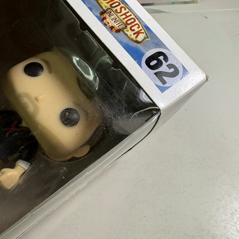 BOX FLAWS VIEW PHOTOS Booker Dewitt - Bioshock Funko Pop 62 Vinyl Figure (11.4 Cm L × 8.9 Cm W × 15.9 Cm H)