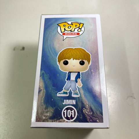 BOX FLAWS VIEW PHOTOS BTS - Jimin Funko Pop Rocks 101 Vinyl Figure Collectible
