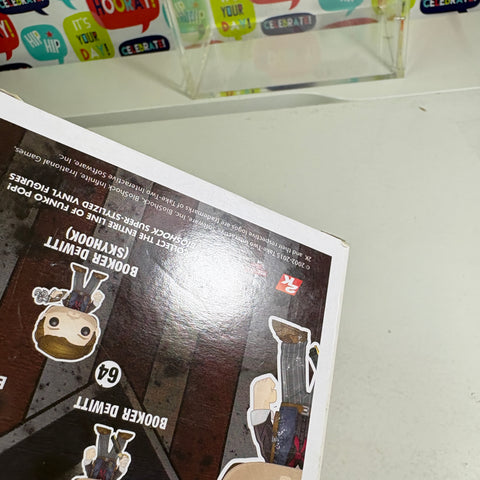 BOX FLAWS VIEW PHOTOS Booker Dewitt - Bioshock Funko Pop 62 Vinyl Figure (11.4 Cm L × 8.9 Cm W × 15.9 Cm H)