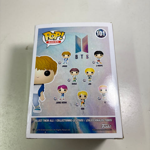 BOX FLAWS VIEW PHOTOS BTS - Jimin Funko Pop Rocks 101 Vinyl Figure Collectible