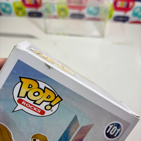 BOX FLAWS VIEW PHOTOS BTS - Jimin Funko Pop Rocks 101 Vinyl Figure Collectible