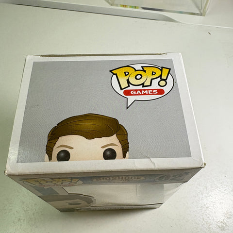 BOX FLAWS VIEW PHOTOS Booker Dewitt - Bioshock Funko Pop 62 Vinyl Figure (11.4 Cm L × 8.9 Cm W × 15.9 Cm H)