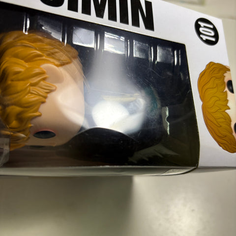 BOX FLAWS VIEW PHOTOS BTS - Jimin Funko Pop Rocks 101 Vinyl Figure Collectible