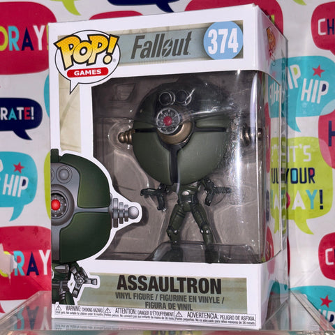 BOX FLAWS VIEW PHOTOS Assaultron - Fallout Funko Pop374 Vinyl Figure (11.4 Cm L × 8.9 Cm W × 15.9 Cm H)