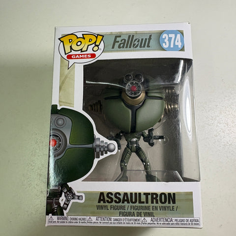 BOX FLAWS VIEW PHOTOS Assaultron - Fallout Funko Pop374 Vinyl Figure (11.4 Cm L × 8.9 Cm W × 15.9 Cm H)