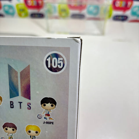 BOX FLAWS VIEW PHOTOS BTS - Jung Kook Funko Pop Rocks 105 Vinyl Figure Collectible