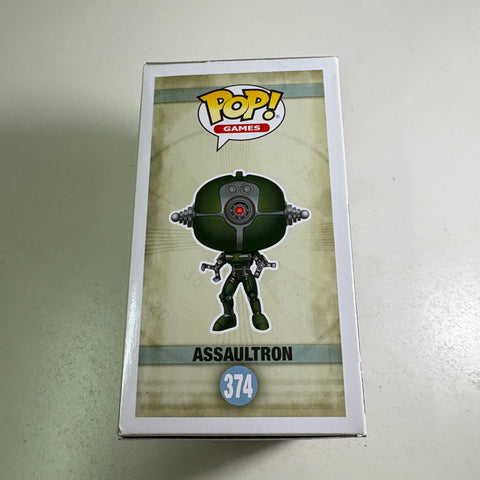 BOX FLAWS VIEW PHOTOS Assaultron - Fallout Funko Pop374 Vinyl Figure (11.4 Cm L × 8.9 Cm W × 15.9 Cm H)