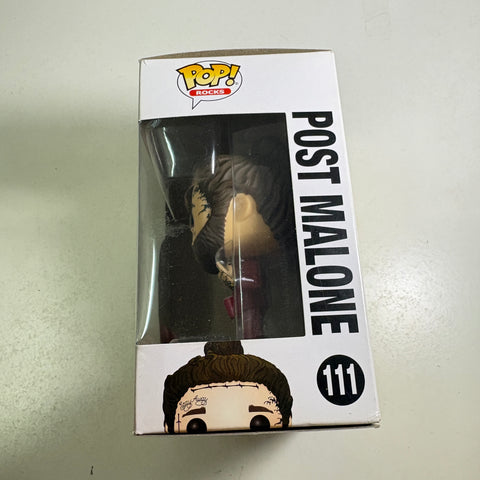 BOX FLAWS VIEW PHOTOS Post Malone - Funko Pop 111 Vinyl Figure (11.4 Cm L × 8.9 Cm W × 15.9 Cm H)
