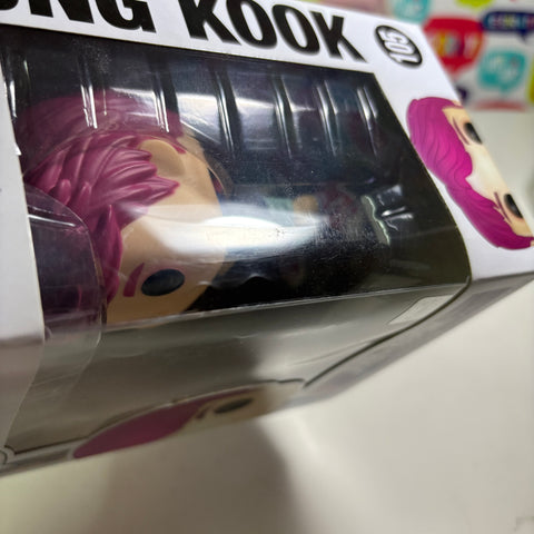BOX FLAWS VIEW PHOTOS BTS - Jung Kook Funko Pop Rocks 105 Vinyl Figure Collectible
