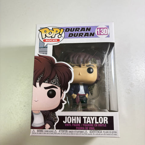 BOX FLAWS VIEW PHOTOS John Taylor - Duran Duran Funko Pop 130 Vinyl Figure (11.4 Cm L × 8.9 Cm W × 15.9 Cm H)