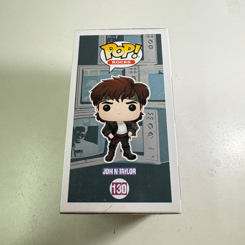 BOX FLAWS VIEW PHOTOS John Taylor - Duran Duran Funko Pop 130 Vinyl Figure (11.4 Cm L × 8.9 Cm W × 15.9 Cm H)